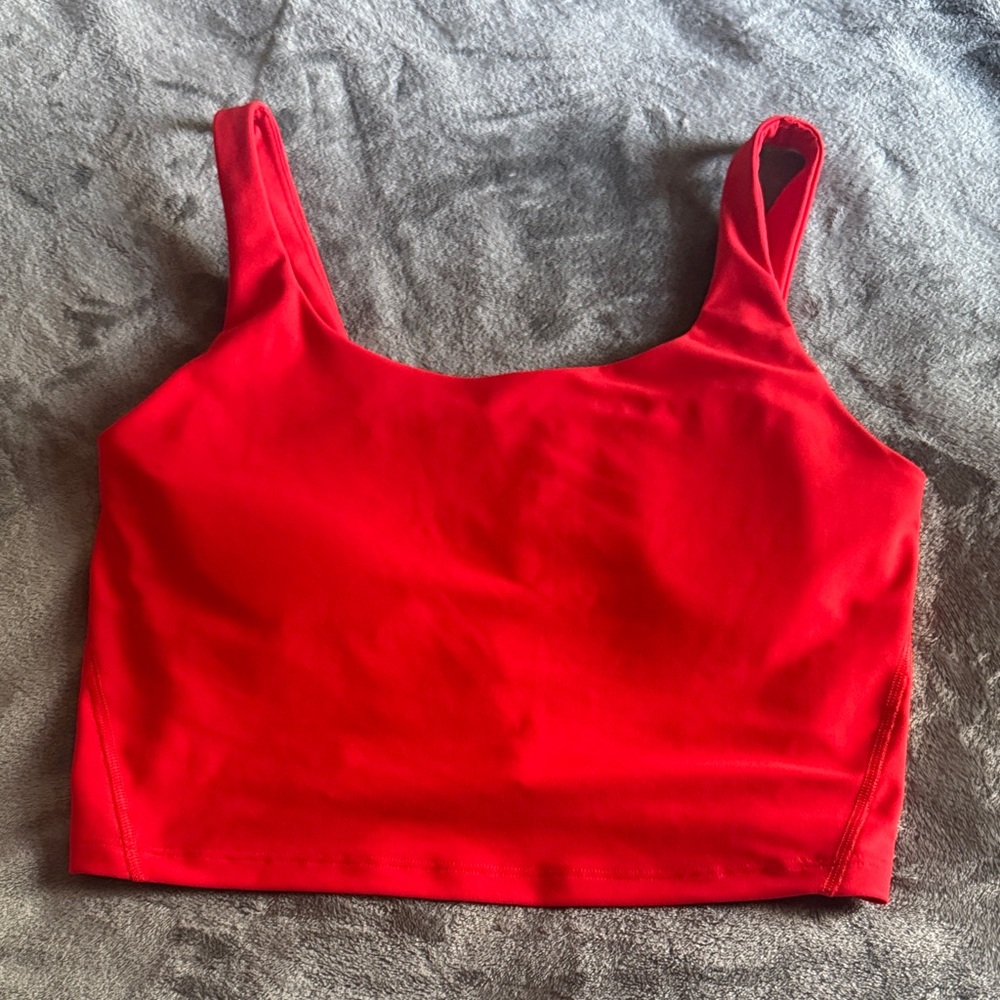 Old Navy Bright Red Women's Crop Top